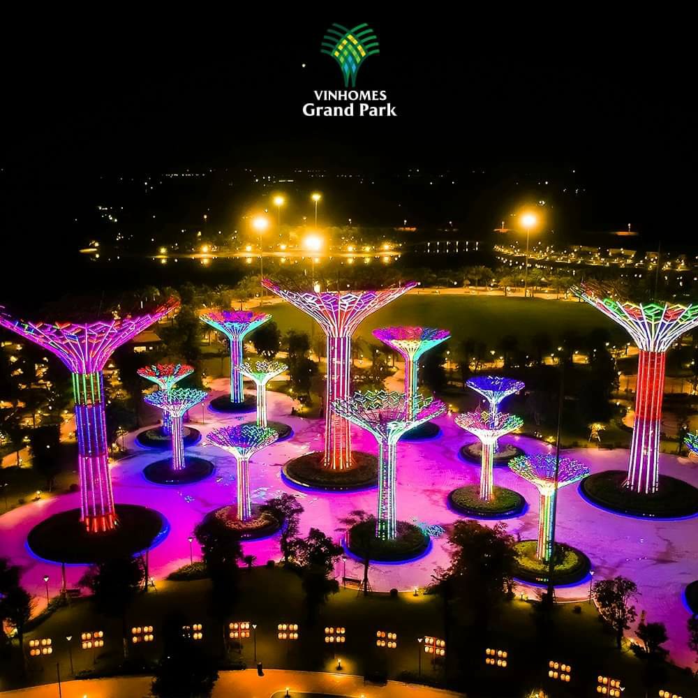 Giới thiệu "1001" tiện ích đẳng cấp tại Vinhomes Grand Park 5 Công viên ánh sáng Vinhomes Grand Park